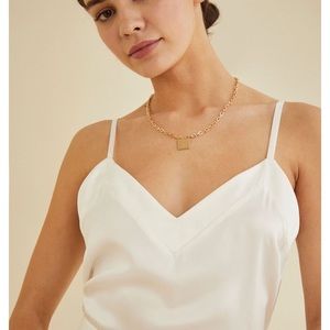 Amour Vert Barlow Silk Tank